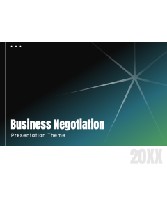 Business Negotiation Presentation Theme for PowerPoint and Google Slides