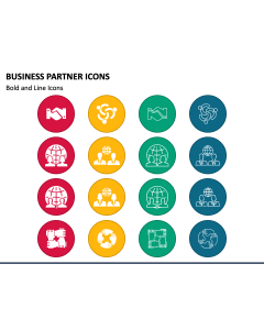 Business Partner Icons PPT Slide 1