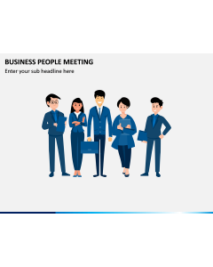 Business People Meeting PPT Slide 1
