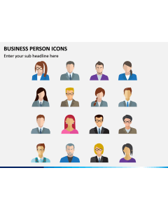 Business Person Icons PPT Slide 1