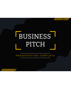 Business Pitch PPT Slide 1