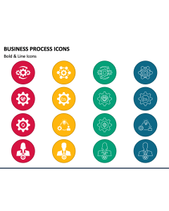 Business Process Icons PPT Slide 1
