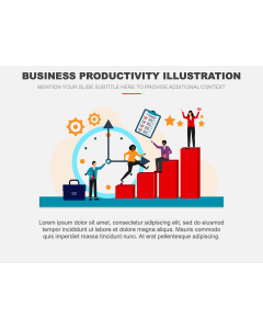 Business Productivity Illustration PPT Slide 1