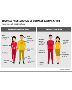 Business Professional Vs Business Casual Attire PPT Slide 1
