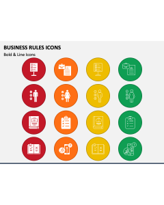 Business Rules Icons PPT Slide 1
