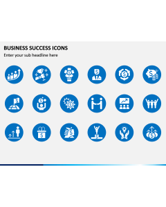 Business Success Icons PPT Slide 1