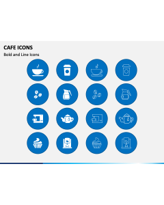 Cafe Icons PPT Slide 1