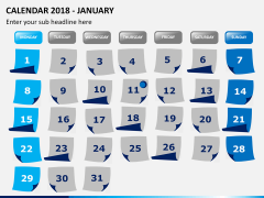 Calendar 2018 PPT slide 1