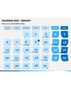 Calendar 2020 PPT Slide 1