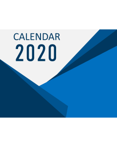 Calendar 2020 - Type 5 PPT Slide 1