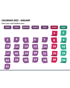 Calendar 2022 PPT Slide 1