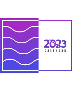 Calendar 2023 free PPT slide 1