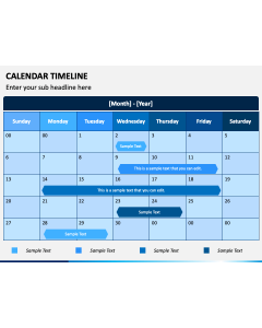 Calendar Timeline PPT Slide 1
