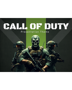 Call of Duty Presentation Theme PPT Thumbnail