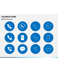 Callback Icons PPT Slide 1