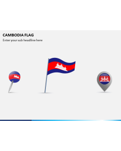 Cambodia Flag PPT Slide 1