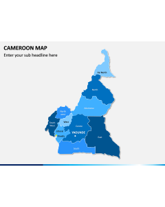 Cameroon Map PPT Slide 1