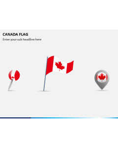 Canada Flag PPT Slide 1