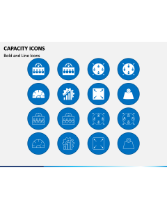 Capacity Icons PPT Slide 1