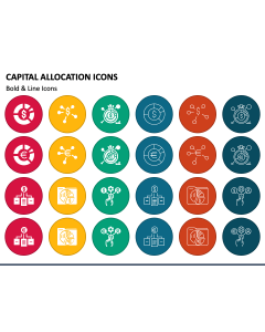 Capital Allocation Icons PPT Slide 1