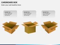 Cardboard box PPT slide 3