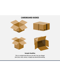 Cardboard Boxes PPT Slide 1