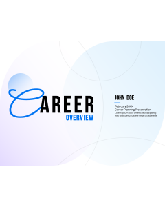 Career Overview PPT Thumbnail