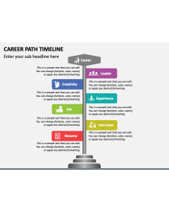 Career Path Timeline PPT Slide 1
