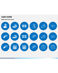 Cash Icons PPT Slide 1