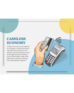 Cashless Economy PPT Slide 1