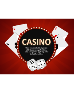 Casino Presentation Theme PPT Slide 1