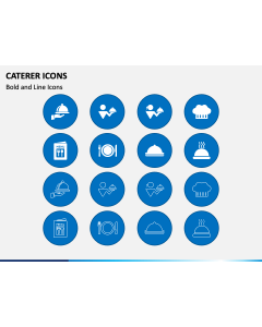Caterer Icons PPT Slide 1