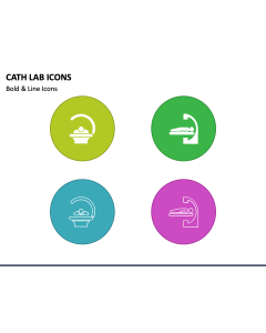 Cath Lab Icons PPT Slide 1
