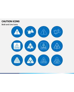Caution Icons PPT Slide 1