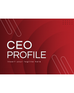 CEO Profile PowerPoint and Google Slides Template