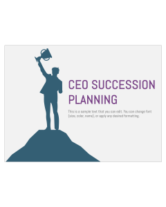 CEO Succession Planning PPT Slide 1