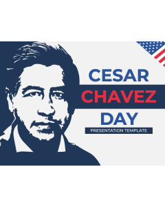 Cesar Chavez Day PPT Slide 1