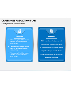 Challenges and Action Plan PPT Slide 1