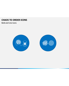 Chaos To Order Icons PPT Slide 1