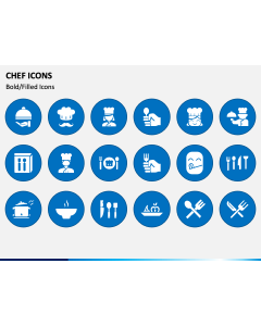 Chef Icons PPT Slide 1