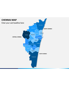 Chennai Map PPT Slide 1