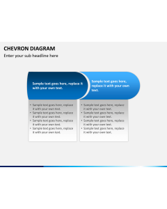 Chevron diagram PPT slide 1