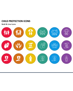 Child Protection Icons PPT Slide 1