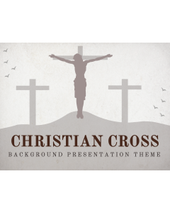 Christian Cross Background Theme PPT Thumbnail
