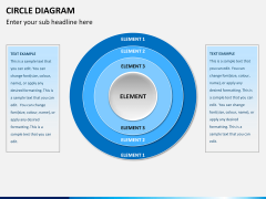 Circle diagram PPT slide 1
