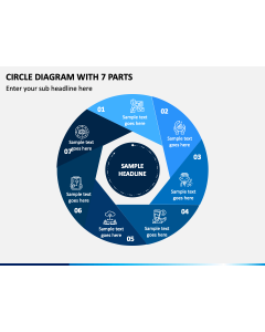 Circle Diagram With 7 Parts PPT Slide 1
