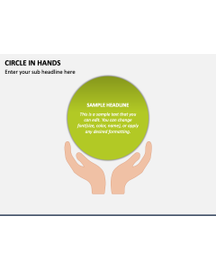 Circle in Hands PPT Slide 1