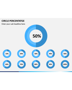 Circle Percentage PPT Slide 1