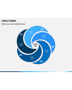 Circle Swirl PPT Slide 1