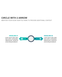 Circle with 2 Arrow PPT Thumbnail